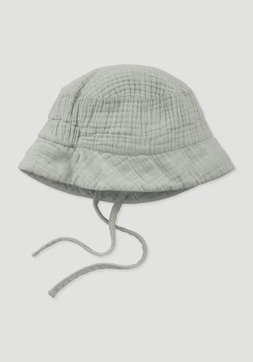 Musselin Fischerhut aus reiner Bio-Baumwolle