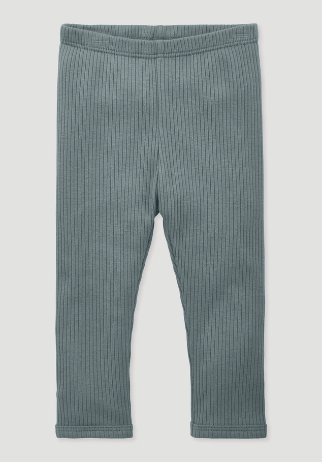 Organic cotton trousers with organic merino wool