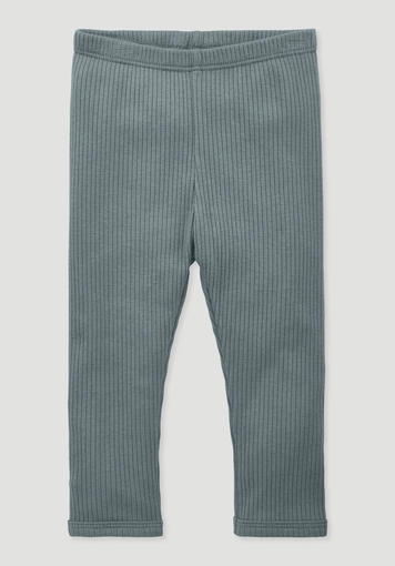 Organic cotton trousers with organic merino wool