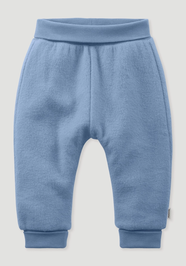 Soft fleece pants made from pure organic cotton