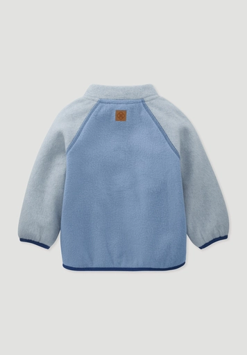 Soft fleece jacket made from pure organic cotton - 1
