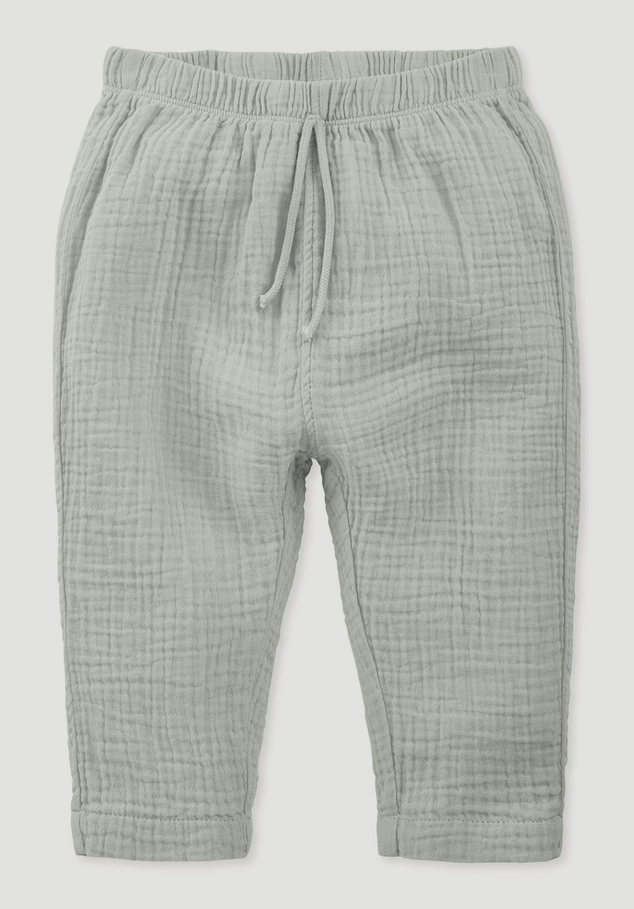 Pure organic cotton muslin pants