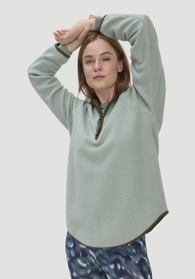 Fleece Hoodie Relaxed ACTIVE LIGHT aus reiner Bio-Baumwolle