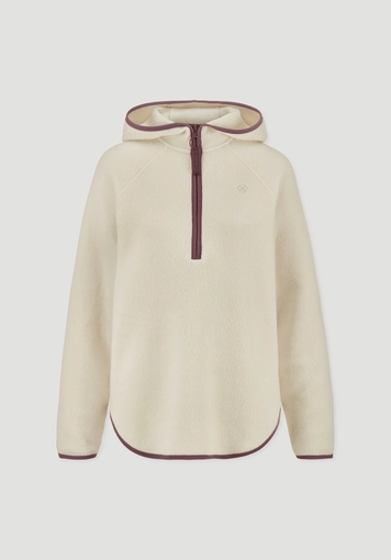 Fleece Hoodie Relaxed ACTIVE LIGHT aus reiner Bio-Baumwolle