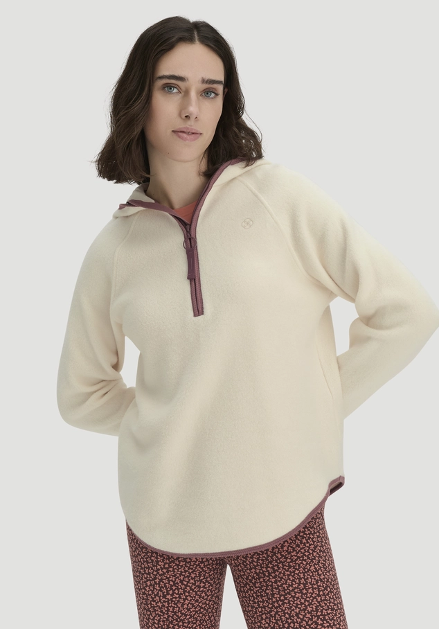 Fleece Hoodie Relaxed ACTIVE LIGHT aus reiner Bio-Baumwolle