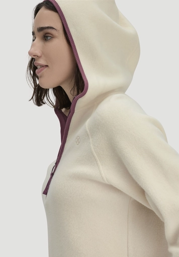 Fleece Hoodie Relaxed ACTIVE LIGHT aus reiner Bio-Baumwolle - 3