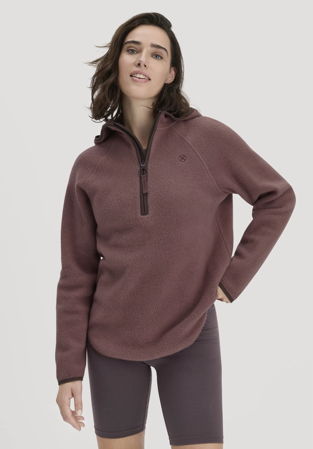 Fleece Hoodie Relaxed ACTIVE LIGHT aus reiner Bio-Baumwolle