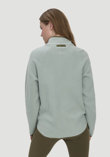 Fleece Jacke Relaxed ACTIVE LIGHT aus Bio-Baumwolle - 2