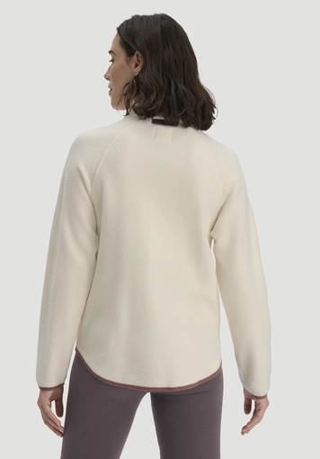 Fleece Jacke Relaxed ACTIVE LIGHT aus Bio-Baumwolle - 2