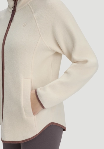 Fleece Jacke Relaxed ACTIVE LIGHT aus Bio-Baumwolle - 3