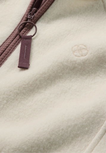Fleece Jacke Relaxed ACTIVE LIGHT aus Bio-Baumwolle - 6