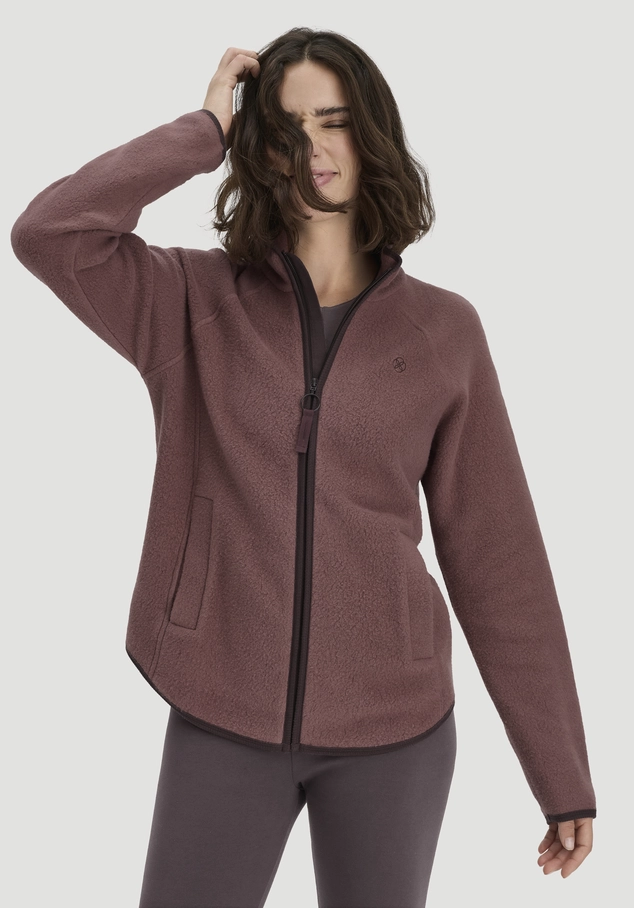 Fleece Jacke Relaxed ACTIVE LIGHT aus Bio-Baumwolle