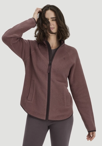 Fleece Jacke Relaxed ACTIVE LIGHT aus Bio-Baumwolle - 0
