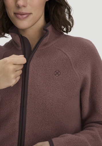 Fleece Jacke Relaxed ACTIVE LIGHT aus Bio-Baumwolle - 3