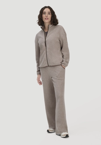 Fleece jacket Relaxed ACTIVE LIGHT made of pure organic cotton - 1