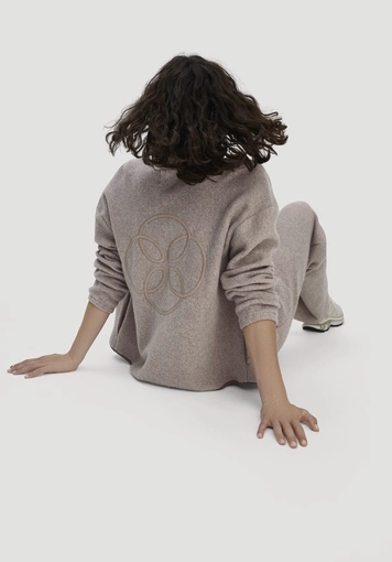 Fleece Jacke Relaxed ACTIVE LIGHT aus reiner Bio-Baumwolle - 3