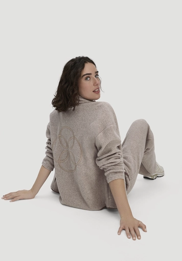 Fleece jacket Relaxed ACTIVE LIGHT made of pure organic cotton - 4