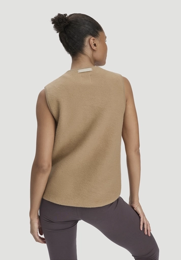 Fleece Weste Relaxed ACTIVE LIGHT aus reiner Bio-Baumwolle - 1