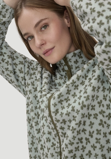 Fleece Jacke Relaxed ACTIVE LIGHT aus reiner Bio-Baumwolle - 3