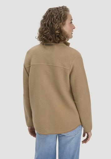 Fleece Jacke Relaxed ACTIVE LIGHT aus reiner Bio-Baumwolle - 2