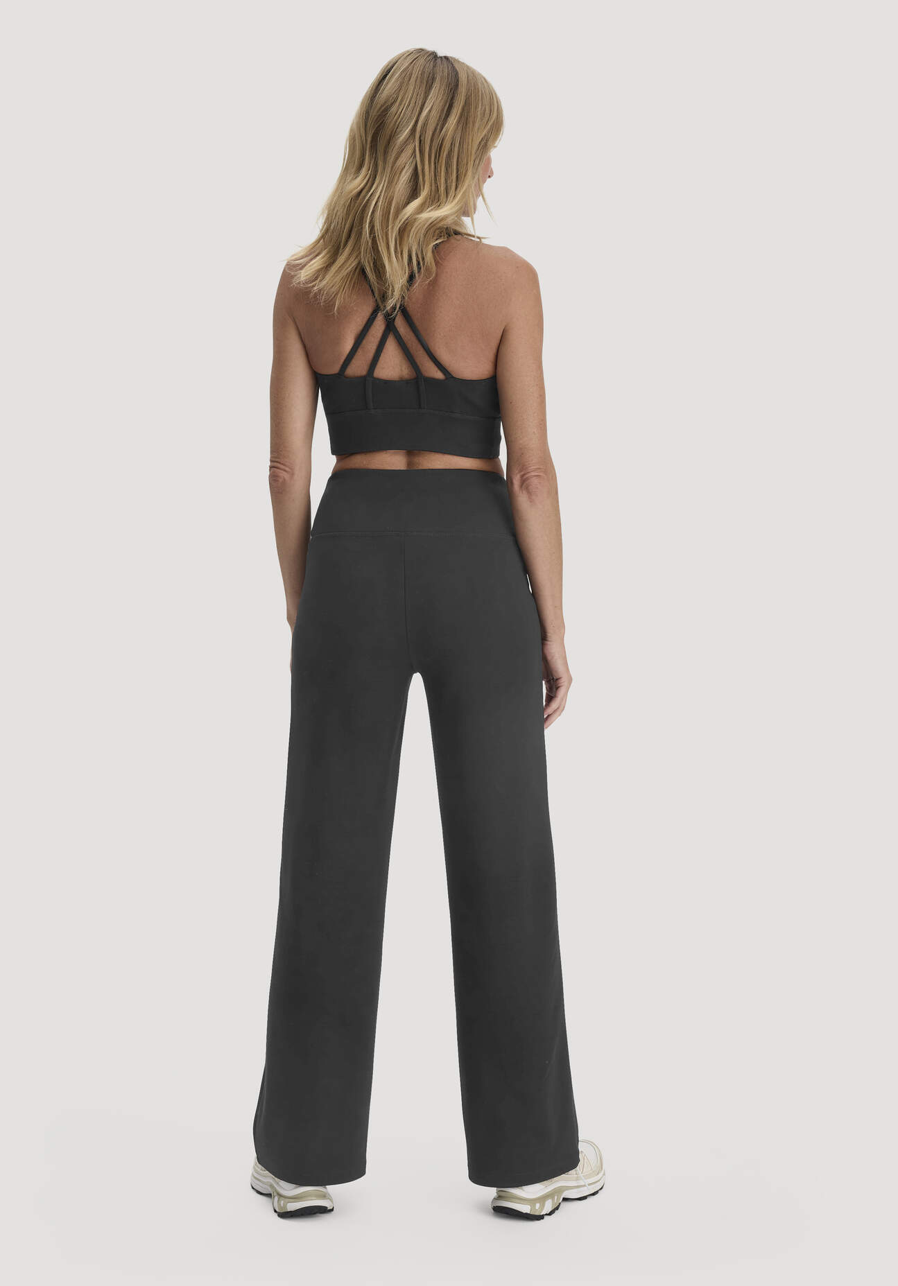 hessnatur Loungewear Hose Wide Leg ACTIVE COMFORT aus Bio-Baumwolle - schwarz Größe XXL