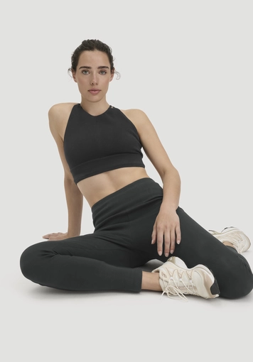 Leggings high waist ACTIVE COMFORT made of organic cotton - 3