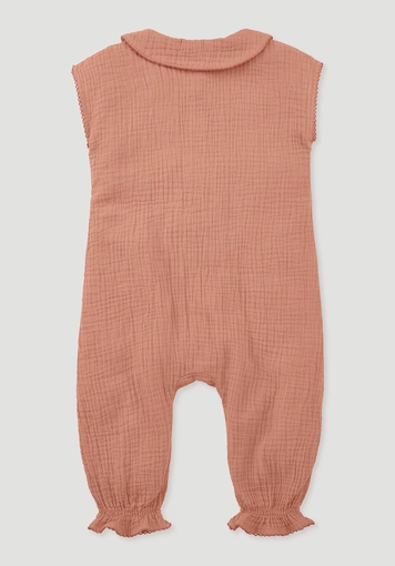 Muslin romper made of pure organic cotton - 1