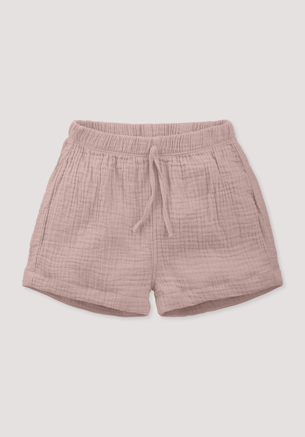 hessnatur Baby Musselin Shorts aus Bio-Baumwolle - rosa Größe 98/104