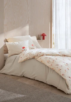 Renforce bed linen made from pure organic cotton