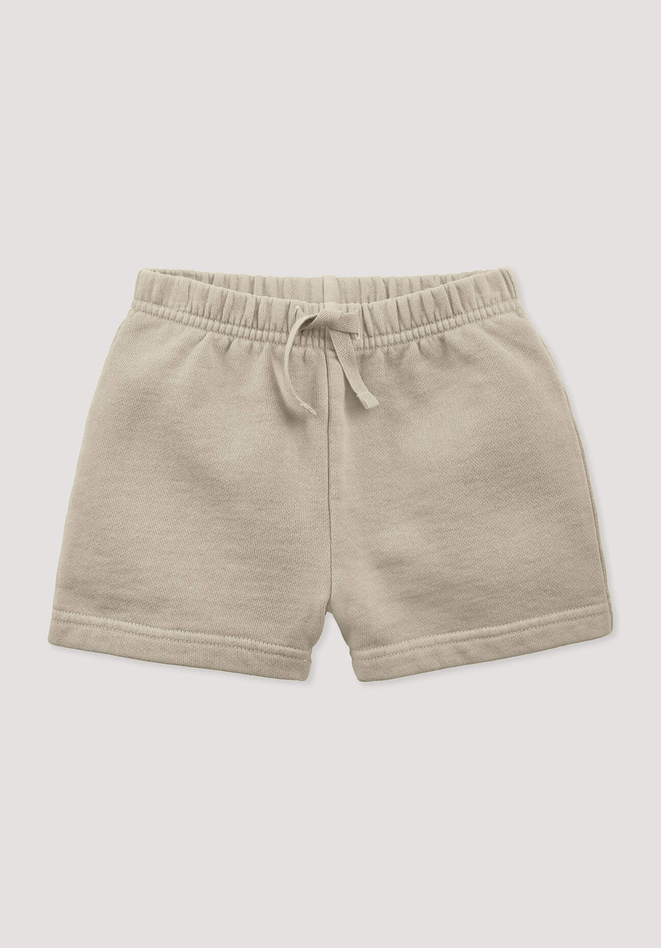hessnatur Baby Sweatshorts BETTER RECYCLING aus Bio-Baumwolle - beige Größe 74/80