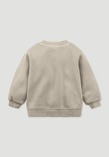 Sweatshirt aus Bio-Baumwolle mit recycelter Baumwolle - 1