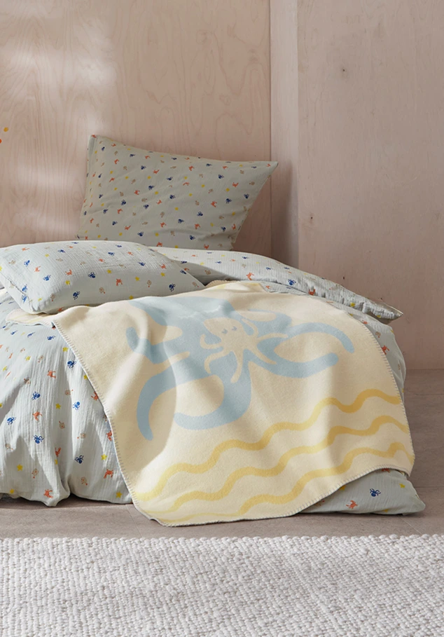 Baby & Kinder Decke aus reiner Bio-Baumwolle