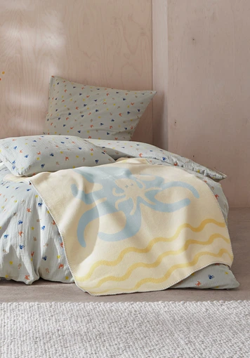 Baby & Kinder Decke aus reiner Bio-Baumwolle - 0
