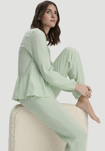 Muslin pajama pants Regular PURE COMFORT made from pure organic cotton - 2