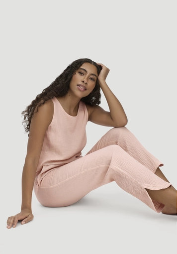 Muslin pajama pants Regular PURE COMFORT made from pure organic cotton - 2