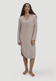Muslin nightdress Relaxed PURE COMFORT made from pure organic cotton