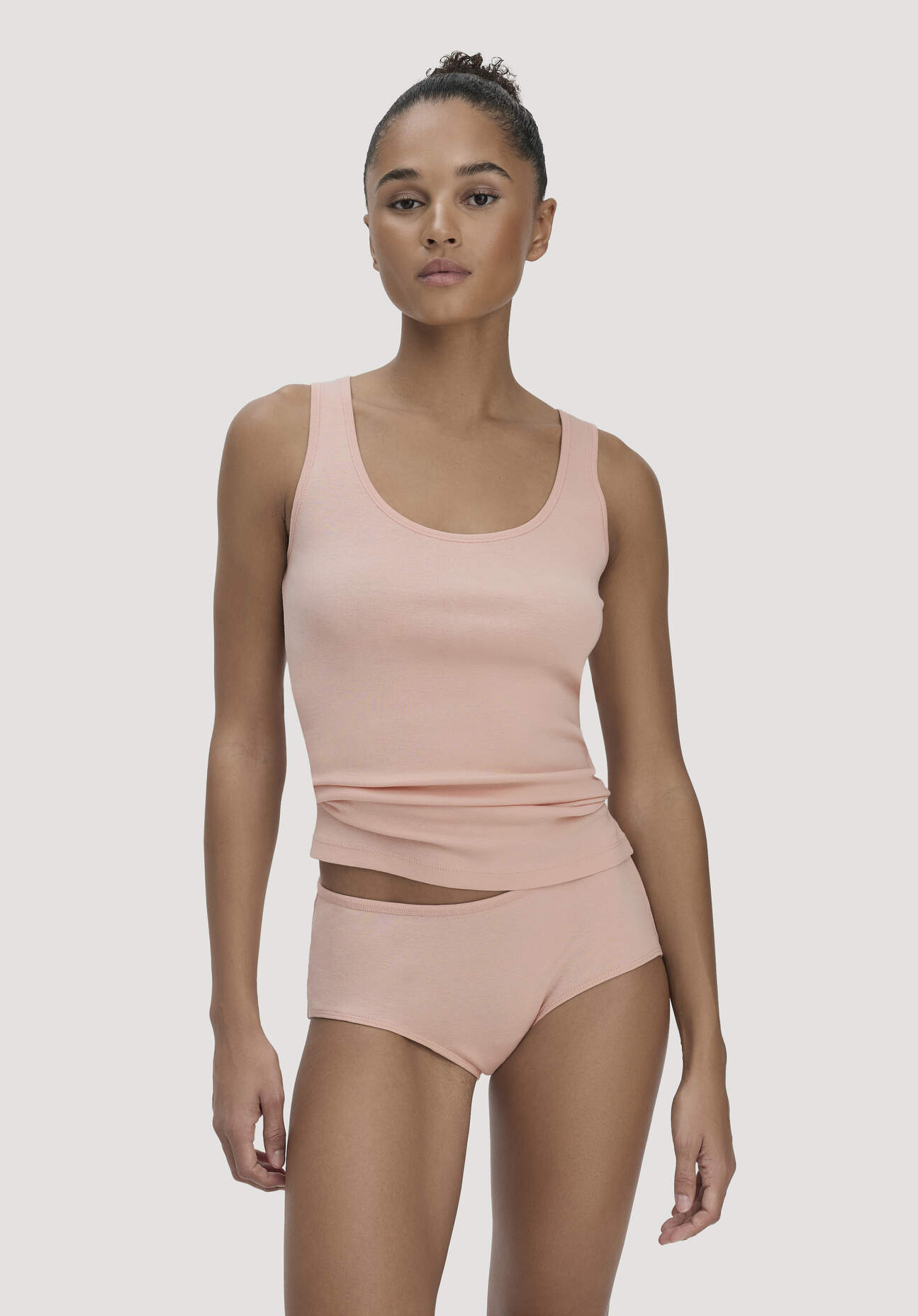 hessnatur Damen Panty Regular Cut PURE COTTON aus Bio-Baumwolle - rosa Grösse34