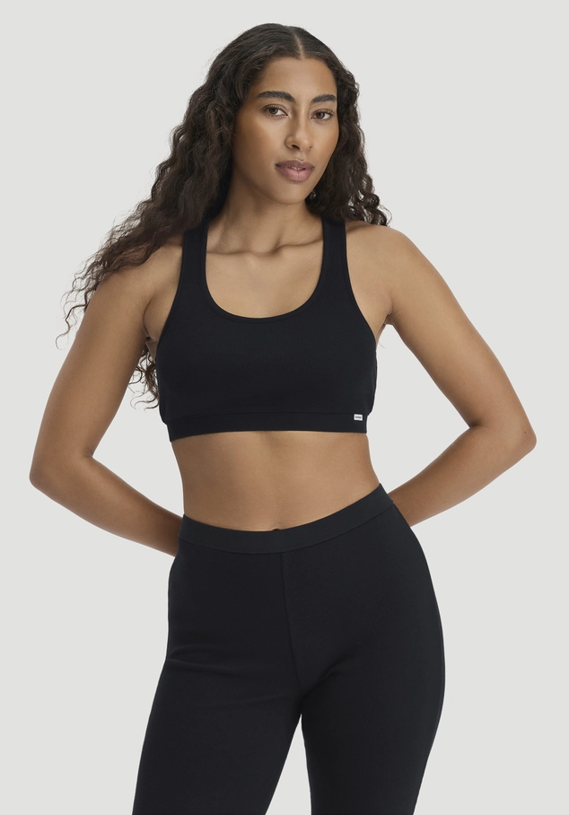 Bustier Racerback SOFT RIB aus Bio-Baumwolle