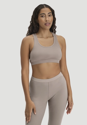 Bustier Racerback SOFT RIB aus Bio-Baumwolle - 0