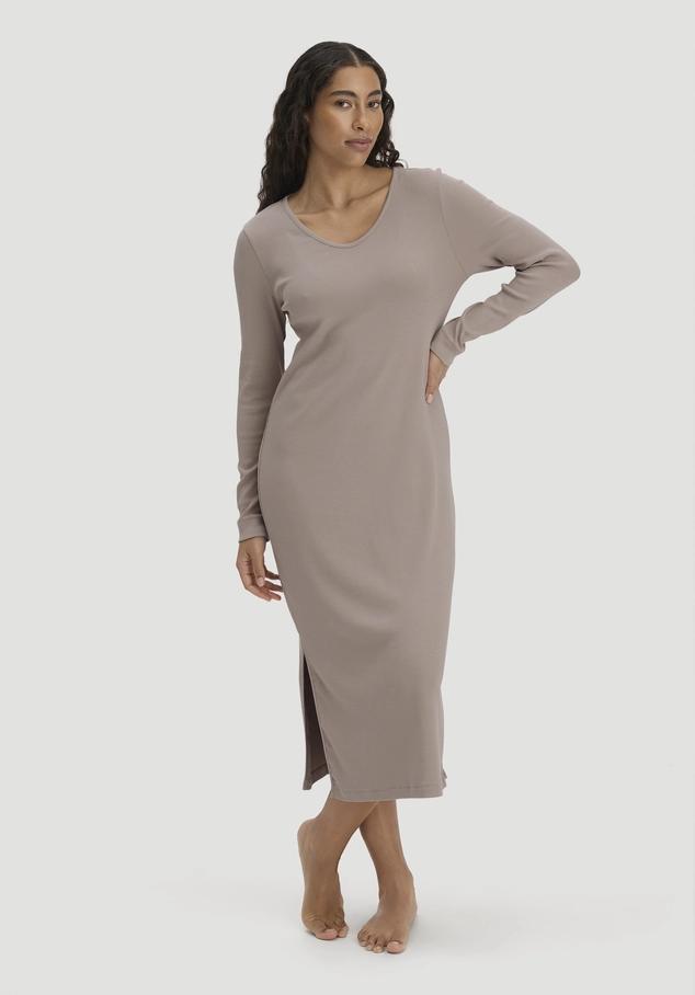 SOFT RIB nightdress made of organic cotton