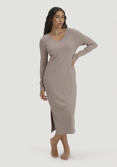 SOFT RIB nightdress made of organic cotton