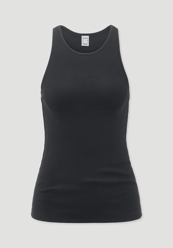 High-Neck Ribtop SOFT RIB aus Bio-Baumwolle