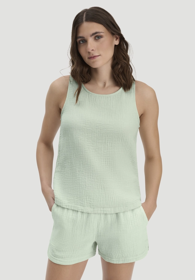 Musselin Top PURE COMFORT aus reiner Bio-Baumwolle