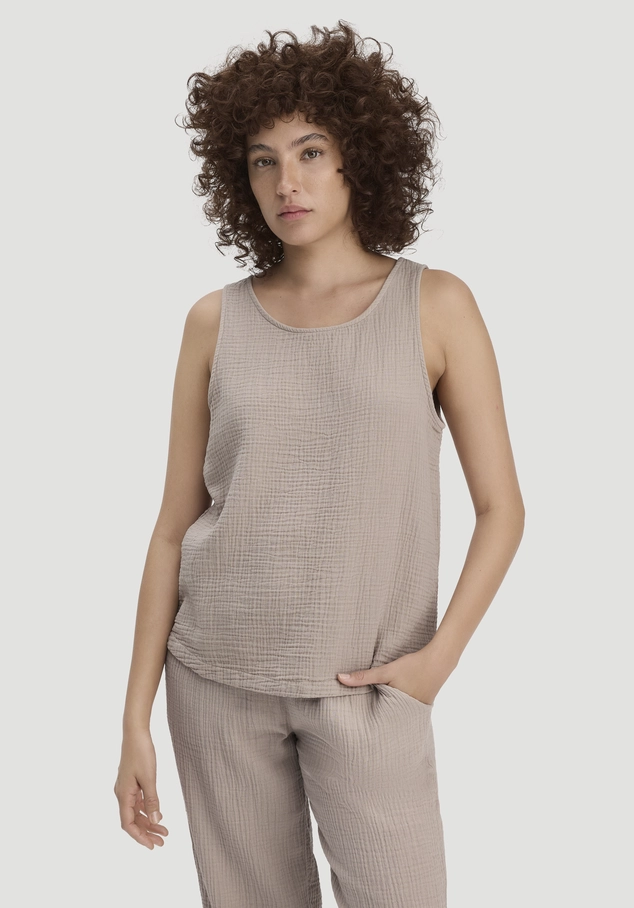 Musselin Top PURE COMFORT aus reiner Bio-Baumwolle