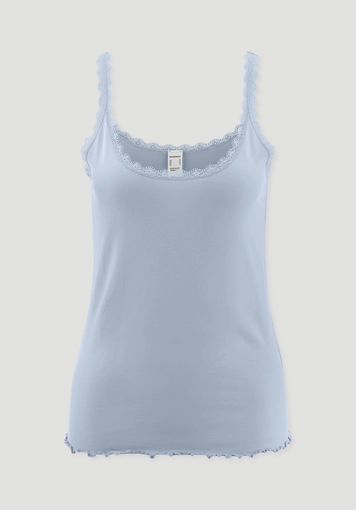 Tank top COTTON FEEL LACE made of organic cotton - 3