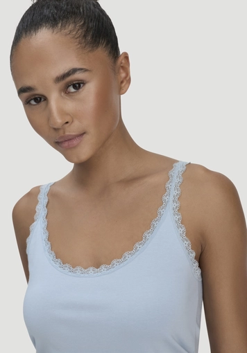 Tanktop COTTON FEEL LACE aus Bio-Baumwolle - 2