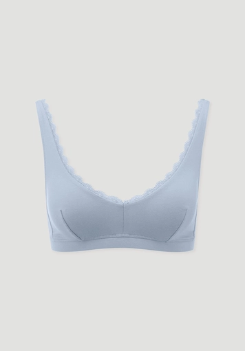COTTON FEEL LACE bustier made of organic cotton - 3