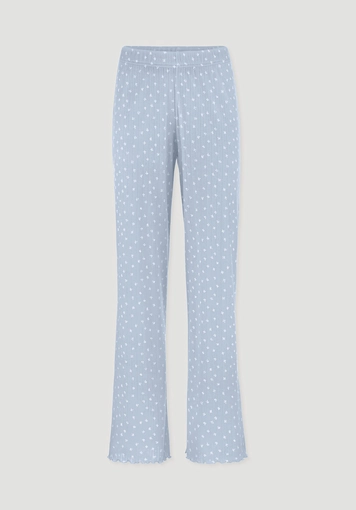 Pointelle Schlafhose Relaxed PURE COTTON aus reiner Bio-Baumwolle