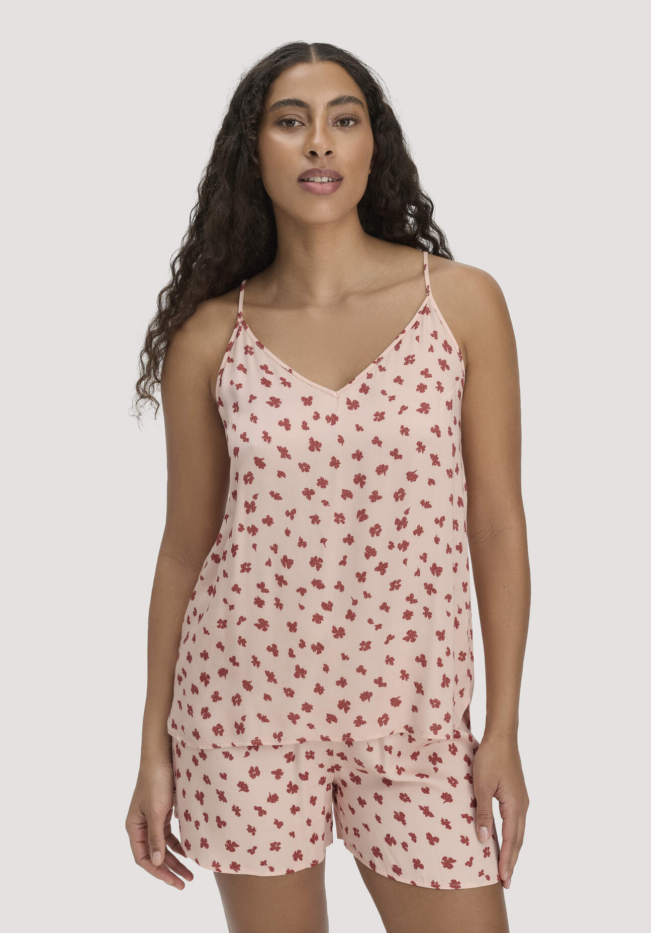 hessnatur Damen Spaghetti Top PURE LUX aus LENZING™ ECOVERO™ - orange Größe 38