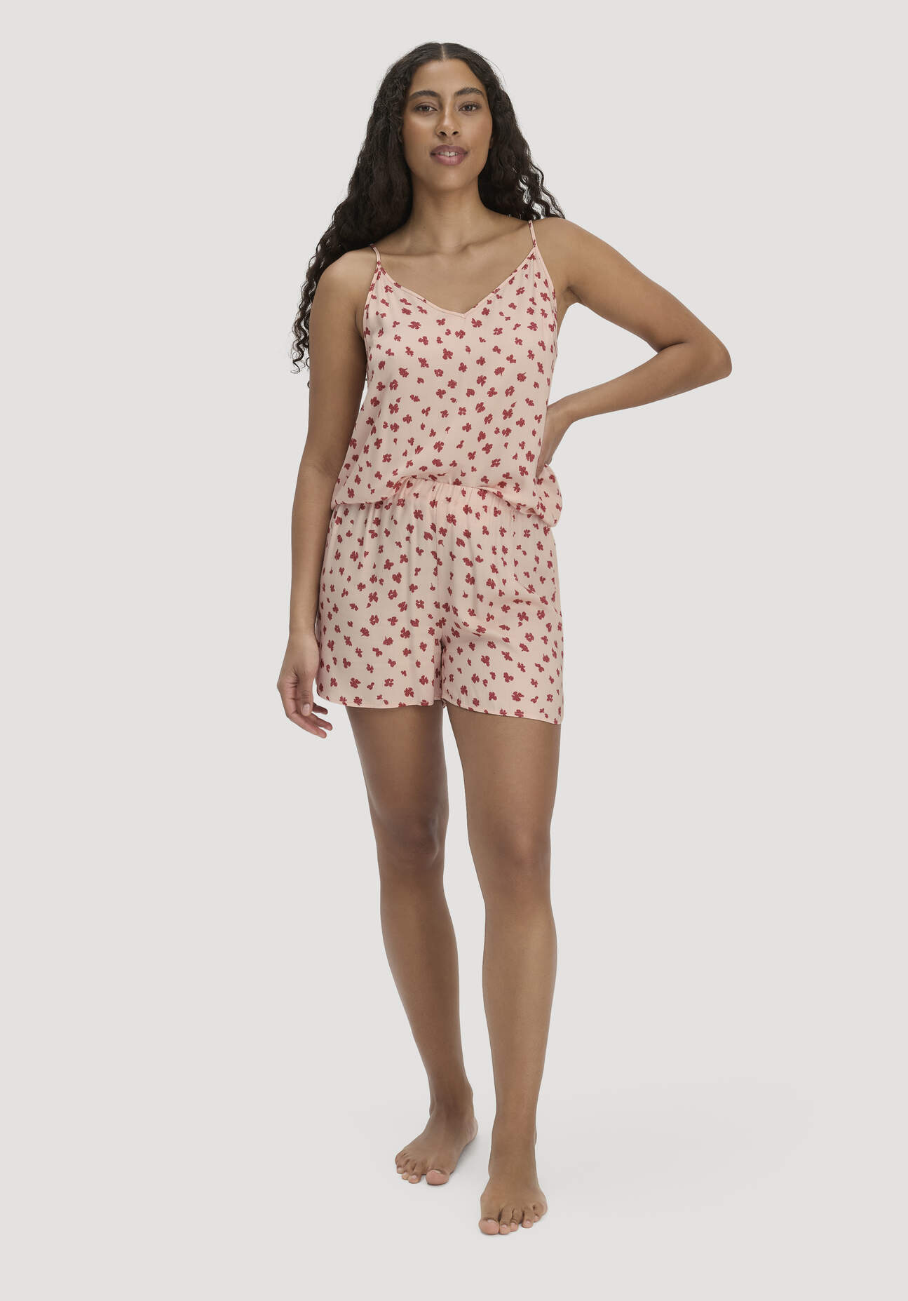 hessnatur Damen Schlafshorts PURE LUX aus LENZING™ ECOVERO™ - orange Größe 38